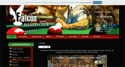 Desktop Screenshot of bilard-falcon.pl